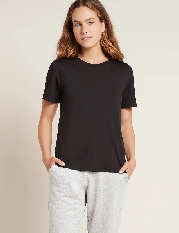Boyfriend T-Shirt - Black Earthy Women's 