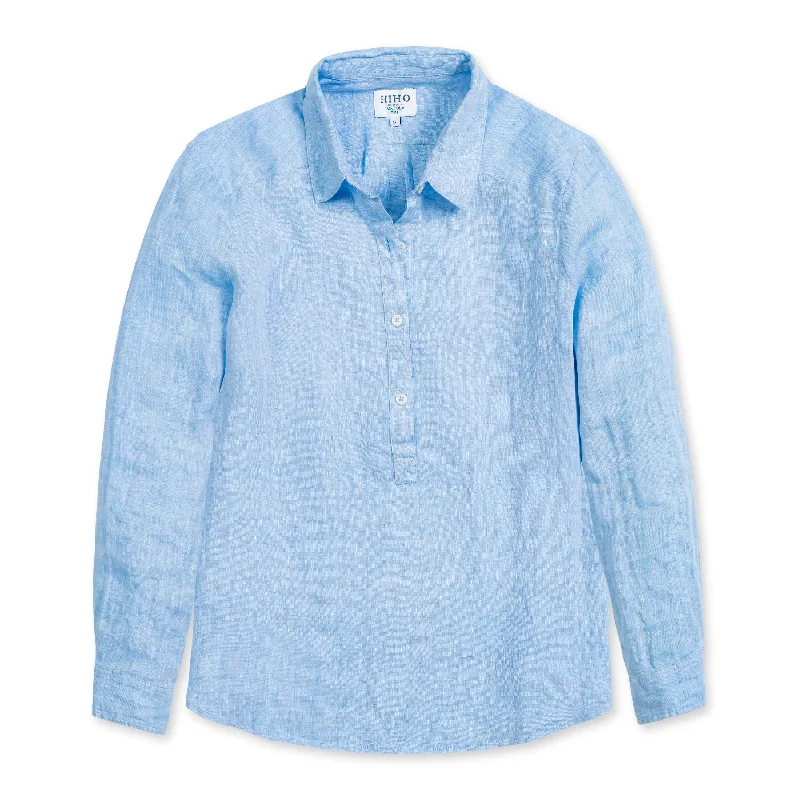 Shade Shirt - Blue Chambray Relaxed Women's 