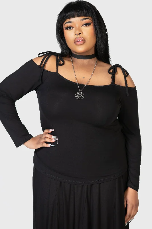 Devastate Bardot Top [PLUS] Stylish Women's Neon