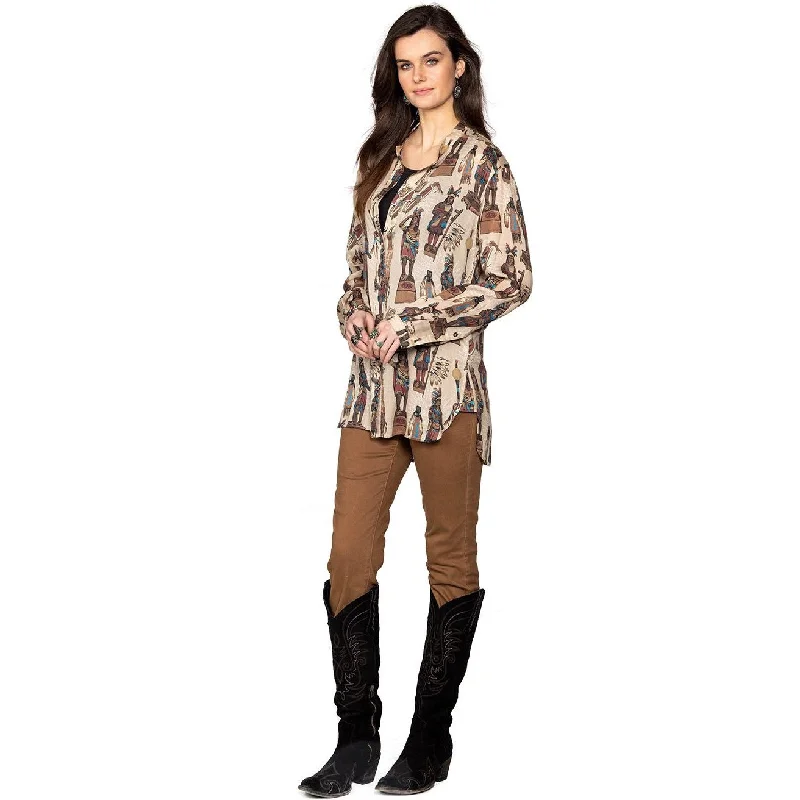 Double D Ranchwear Tobacco Salesman Top