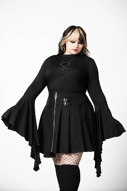 Elemental Eclipse Crop Top [PLUS] Trendy Women's 