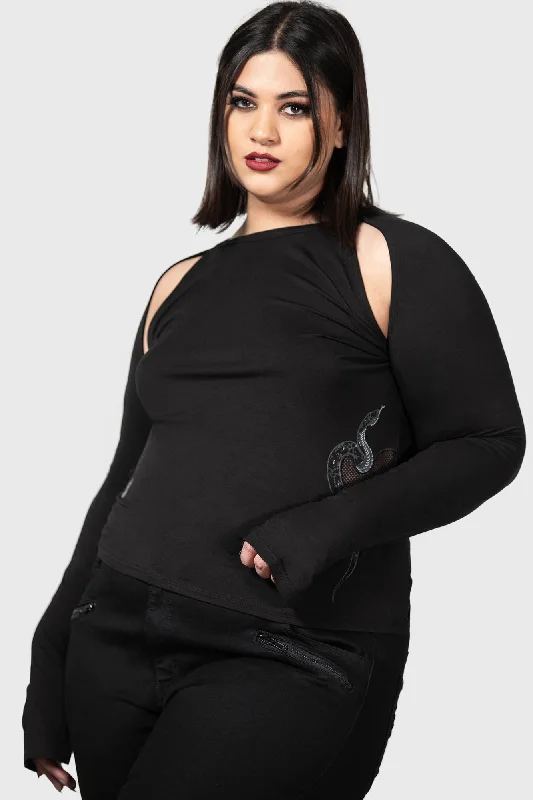Femme Fangs Top [PLUS] Sleek Women's 