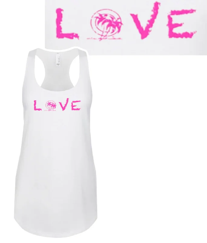 Palm Beach - Next Level Women's Racerback Tank Top Dapper Women's 1920S