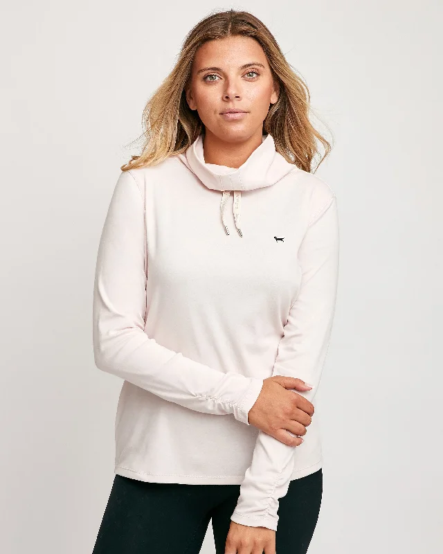 Ladies Nixie Mock Neck Cool Women's Distressed