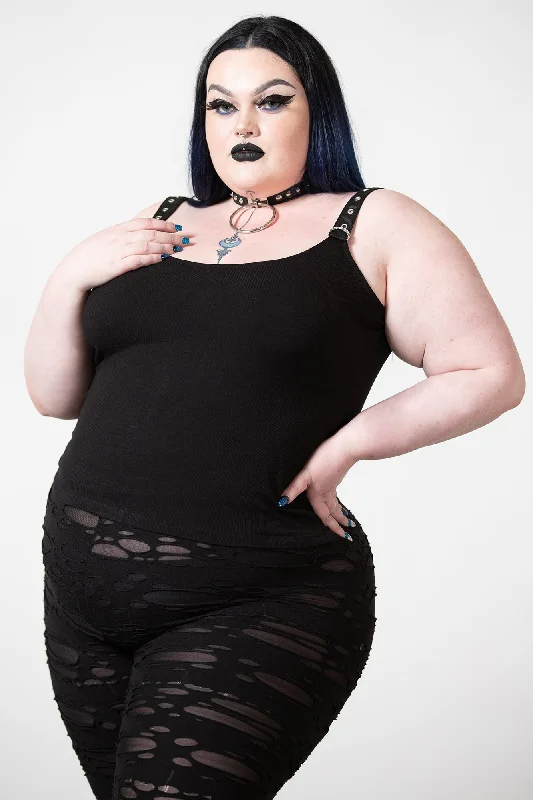 Mable Strap Top [PLUS] British Gentlewoman Style