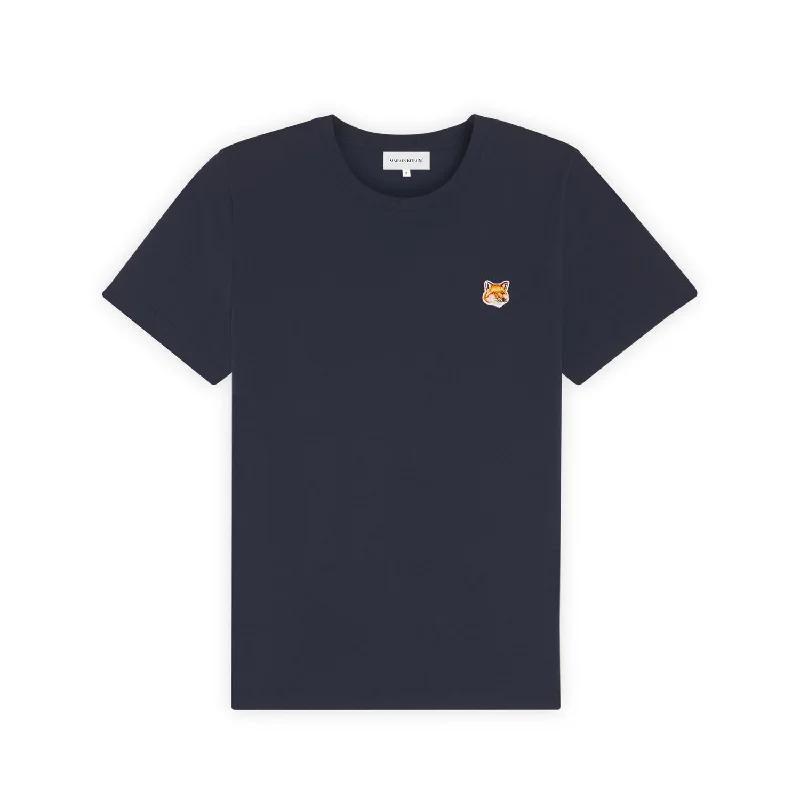 Women's Fox Head Patch Regular Tee Shirt Ink Blue Australian Beach