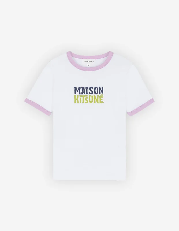 Women's MAISON KITSUNE RINGER TEE-SHIRT White French