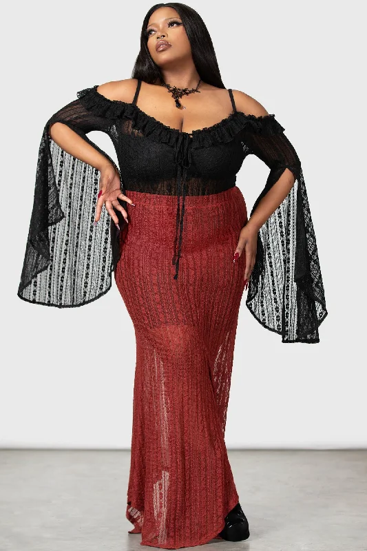 Melisanda Bardot Top [PLUS] Monochromatic Office Style