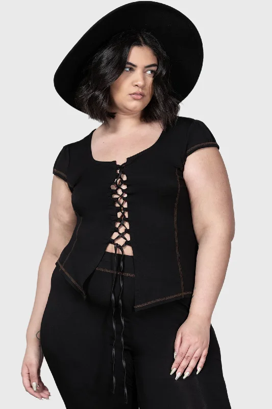 Midsummer Maypole Top [PLUS] Relaxed Women's Beachy