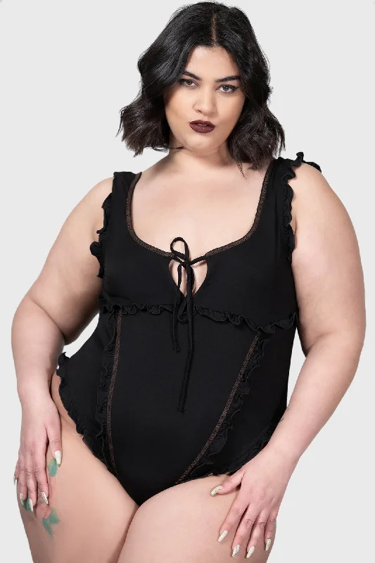 Moon's Madness Bodysuit [PLUS] Feminine Women's Soft 
