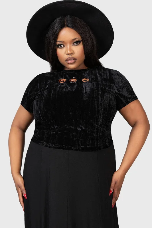 Prospector's Harvest Crop Top [PLUS] Traditional Women's Wool
