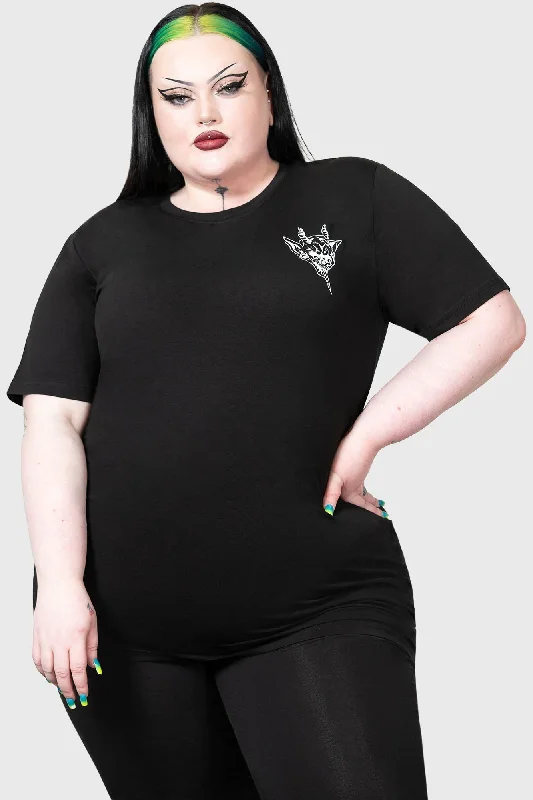 Rayn In Hell T-Shirt [PLUS] Elegant Women's 
