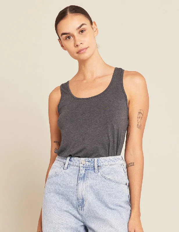 Relaxed Tank - Dark Marl Sophisticated Women's 