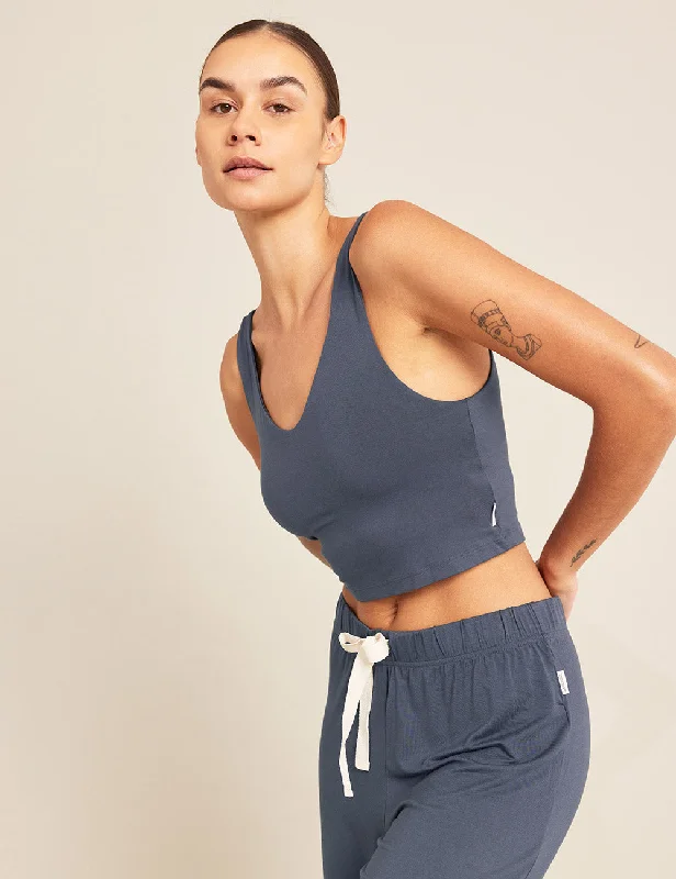 Shelf Bra Crop Top - Storm Traditional Women's 