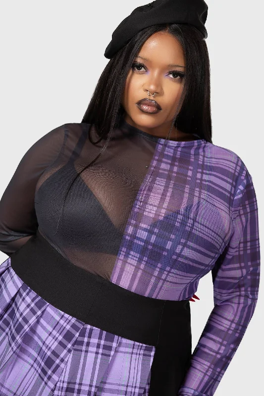 Sweet Nightmare Long Sleeve Top [PLUS] Laid - back Women's Style