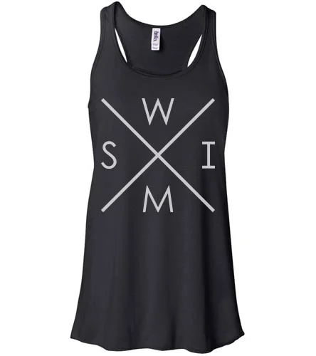 Swim Compass Bella Tank Classic Women's Pin - striped