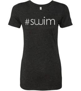 #Swim Ladies Tri Blend Tee Feminine Women's Style 