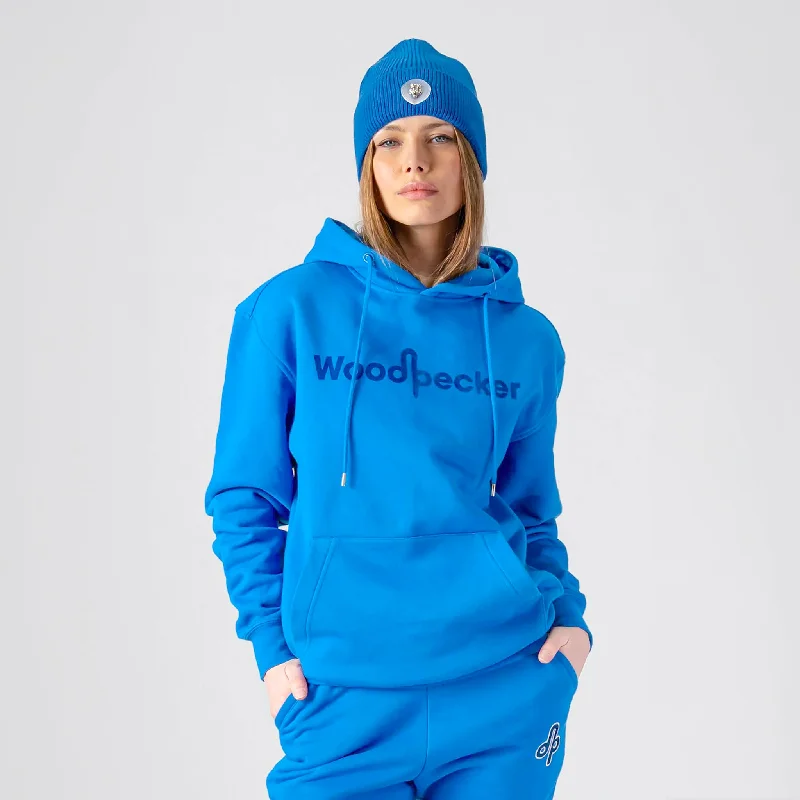 Unisex Cotton Hoodie - Light Blue Rugged Women's Outdoor 