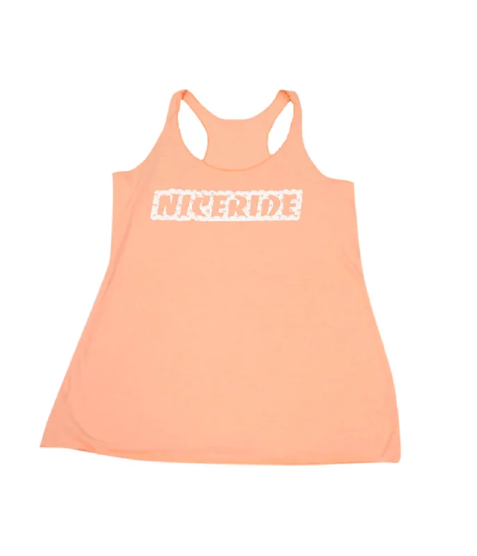 "Venice" Women's Orange Or Black Vintage Tank Top Refined Women's Hand - crafted