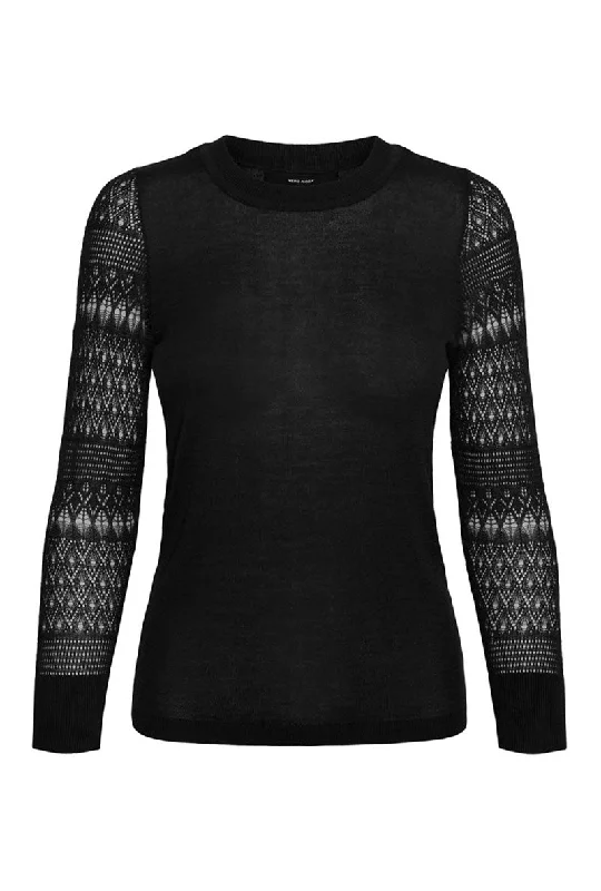 VERO MODA LINNEA 3/4 POINTELLE BLOUSE