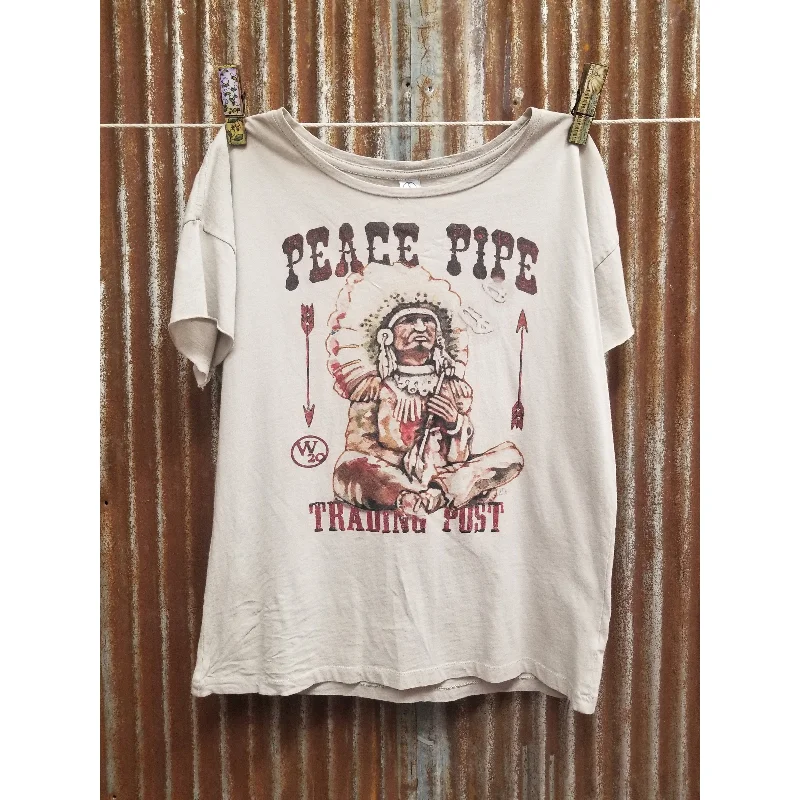 West 20 Saddle Co. Peace Pipe Trading Co. Tee