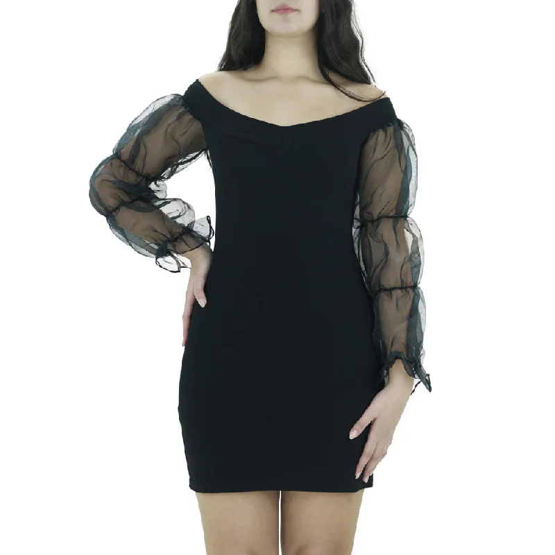 Women's Plain Short Dress,Black Vintage Women's 1970S 