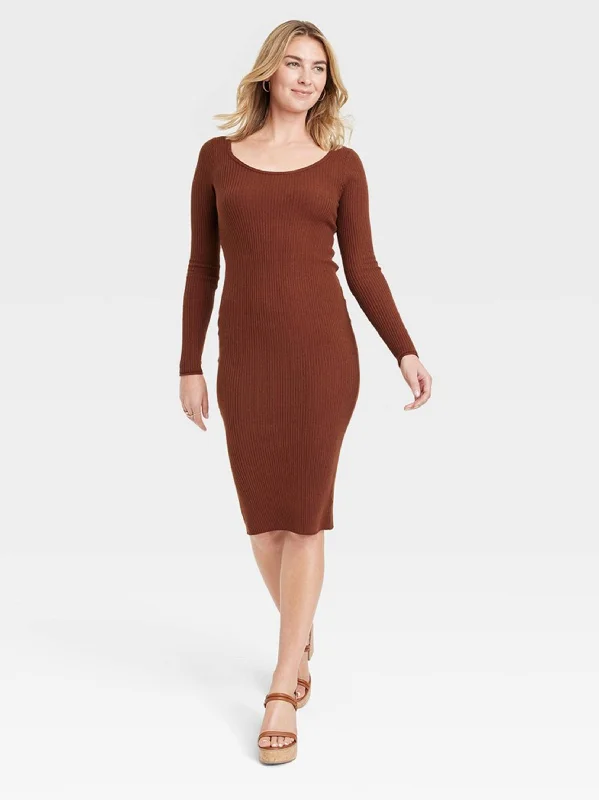Women's Ribbed Dress,Brown Rugged Women's Outdoor 