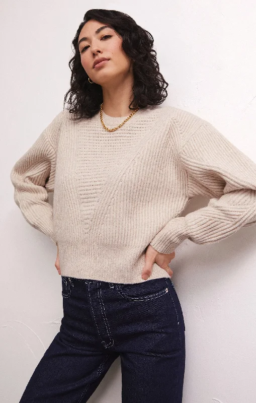 Alaska Rib Sweater Luxurious Women's High -  end