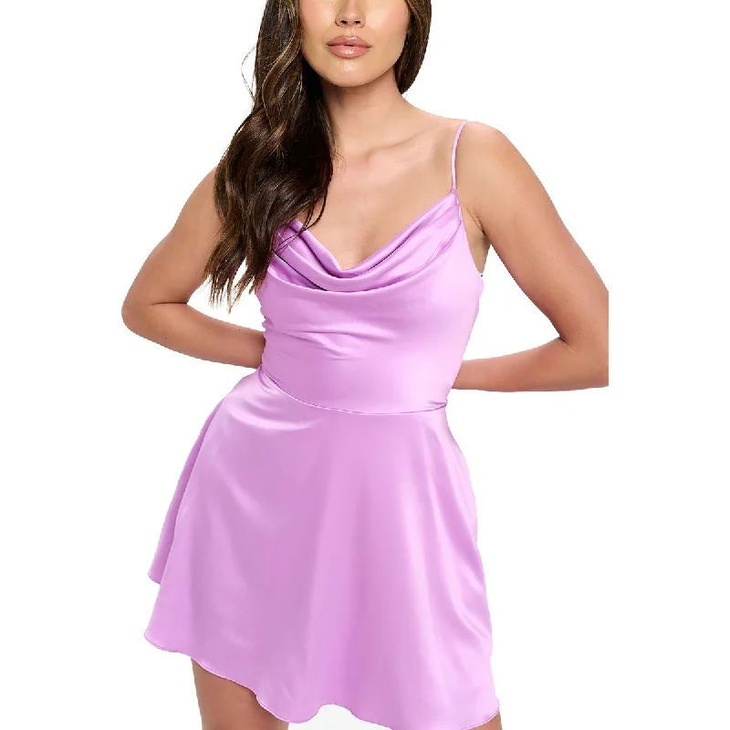 Bee Darlin Womens Juniors Slouchy Mini Cocktail and Party Dress Minimalist Women's Casual Bee Darlin Womens Juniors Slouchy Mini Cocktail and Party Dress Minimalist Women's Casual