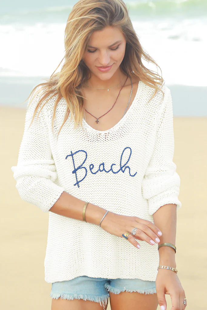 Beach Maui V Cotton Cool Women's Distressed