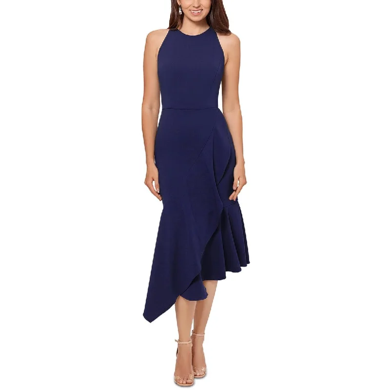 Betsy & Adam Womens Petites Semi-Formal Midi Cocktail And Party Dress Sleek Women's Metallic Betsy & Adam Womens Petites Semi-Formal Midi Cocktail And Party Dress Sleek Women's Metallic