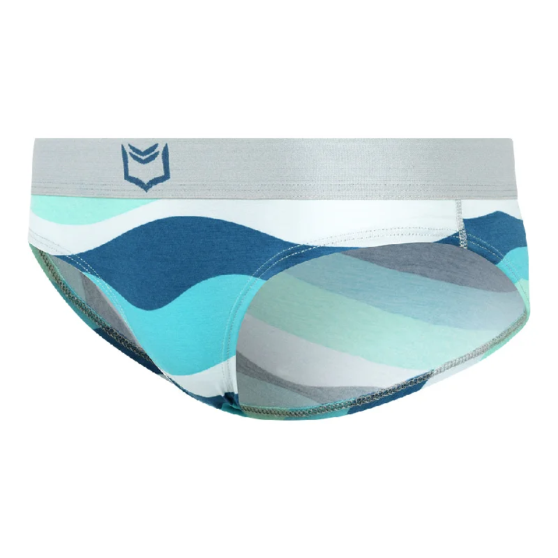 SHEATH Ocean Wave Women's Bikini Briefs Dynamic Women's High - energy
