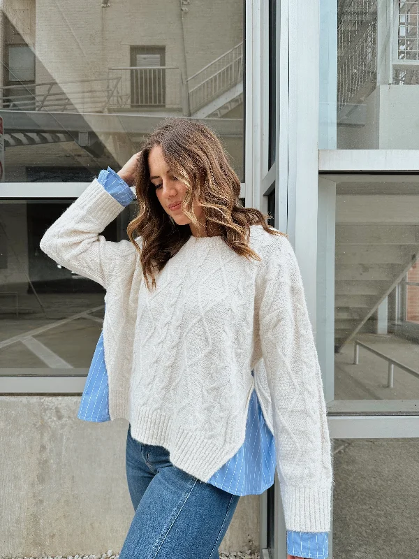 Blake Pullover Sweater Casual Women's Loose - fitting