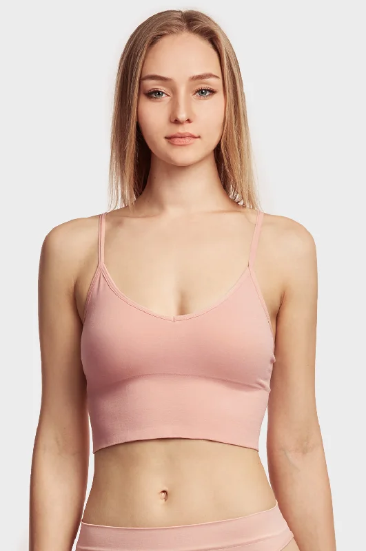 SOFRA LADIES SEAMLESS SPORTS BRA (BR0255S)