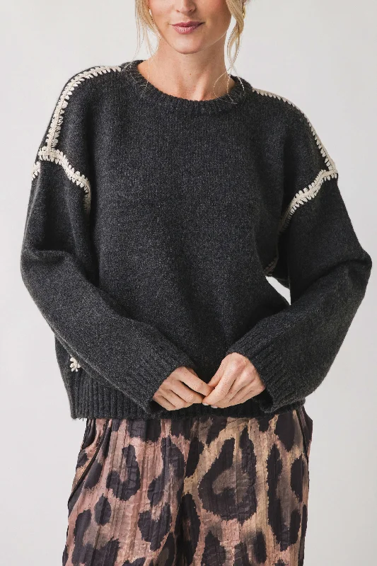 By Together Contrast Stitch Sweater