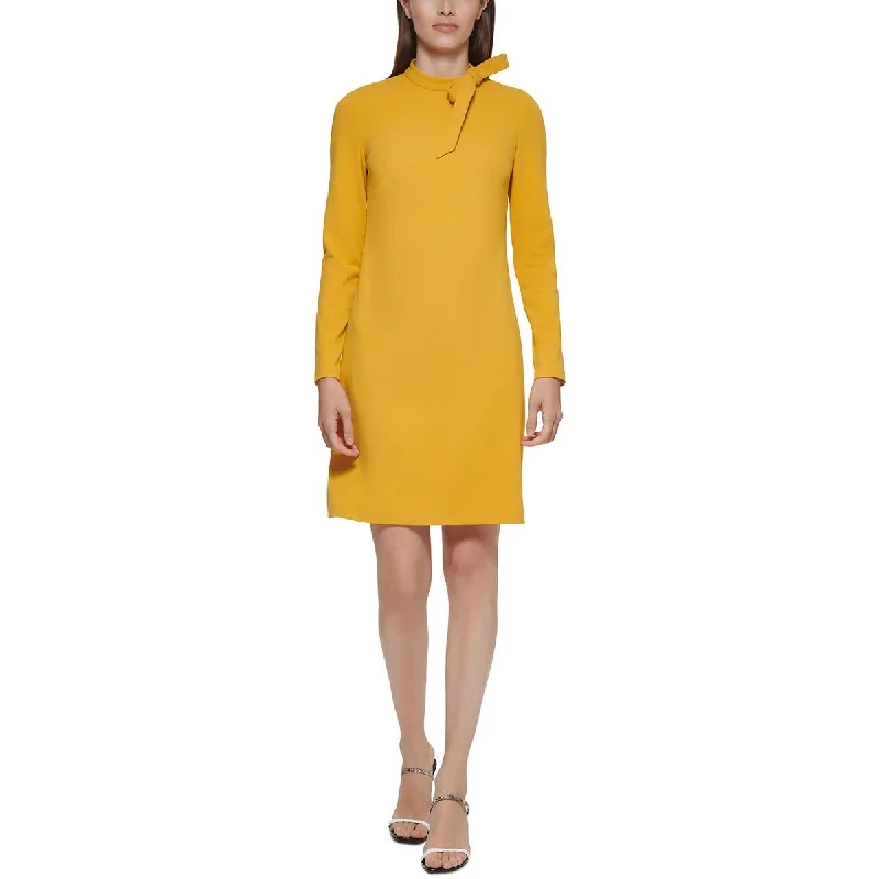 Calvin Klein Womens Knit Sheath Cocktail and Party Dress Sophisticated Women's Tailored