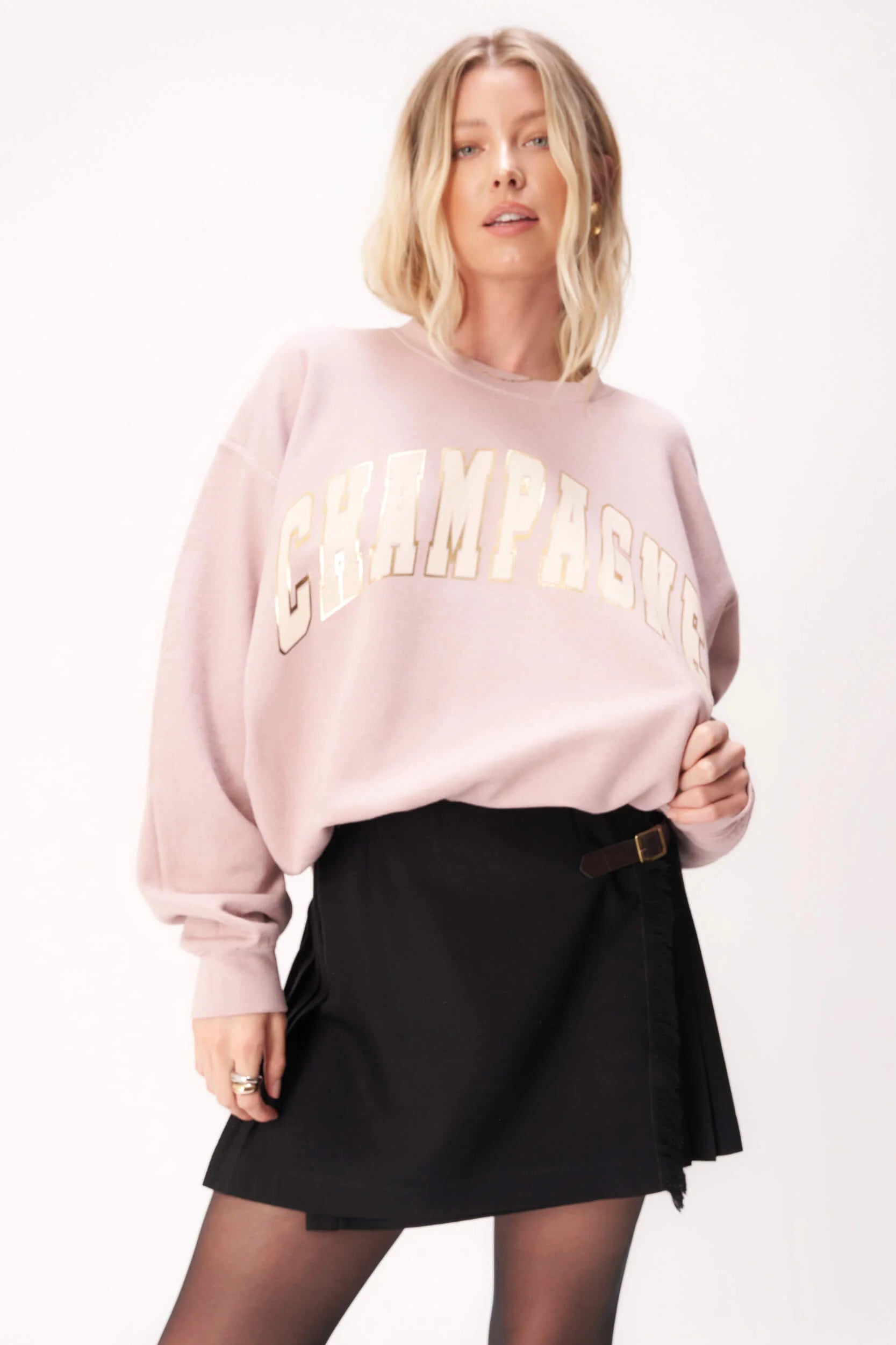 Champagne Sweatshirt Sporty Women's Tennis