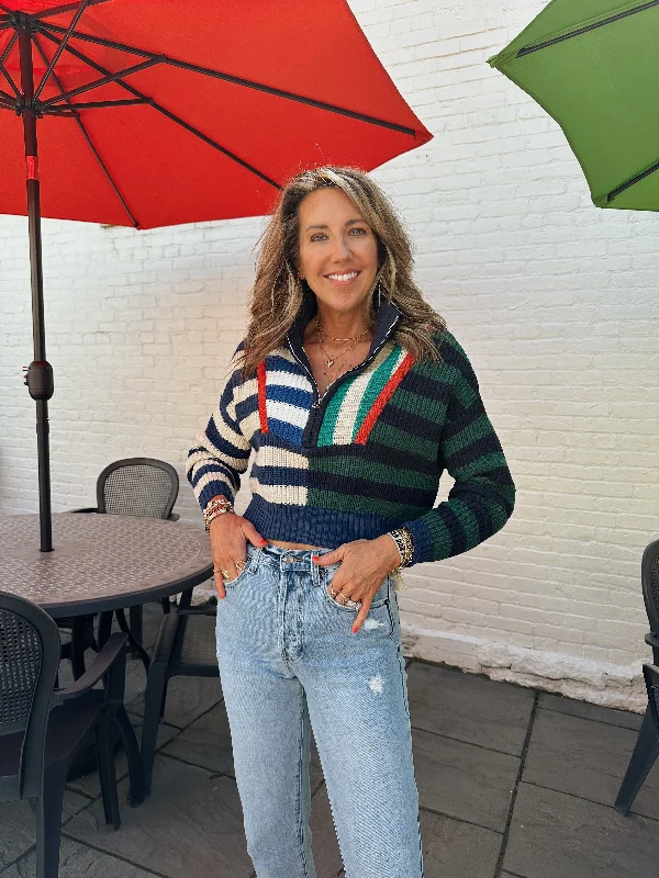 Colorburst Half Zip Sweater Refined Women's Classic 
