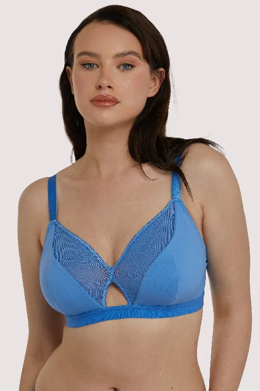 Get Up And Chill Bralette Denim Blue European