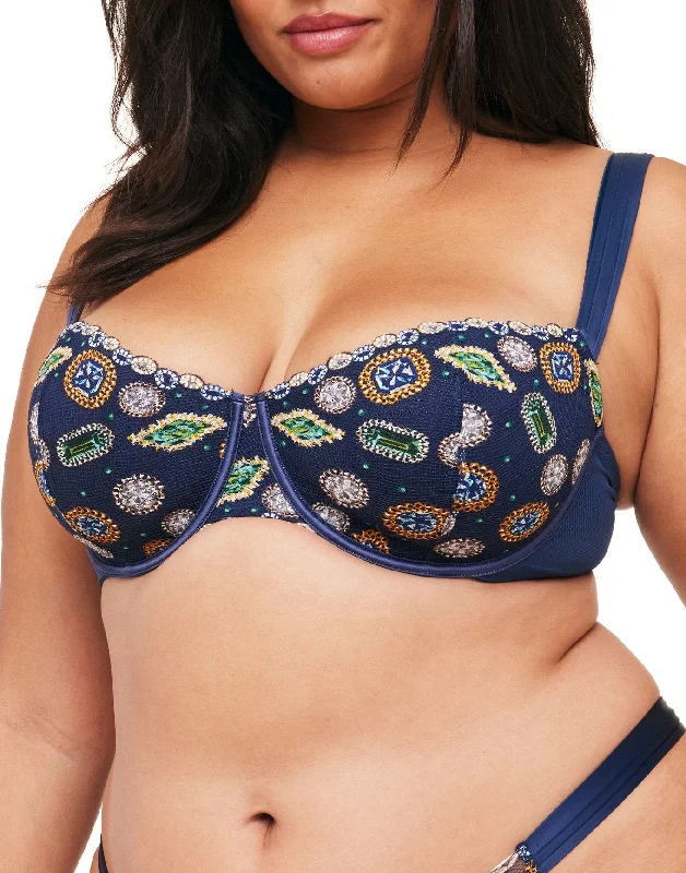 Dianna Women's Plus-Size Contour Balconette Bra British Gentlewoman Style