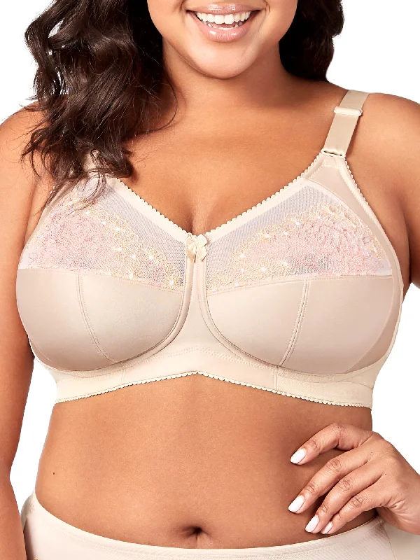 Elila Women's Blossom Swiss Embroidered Wire-Free Bra