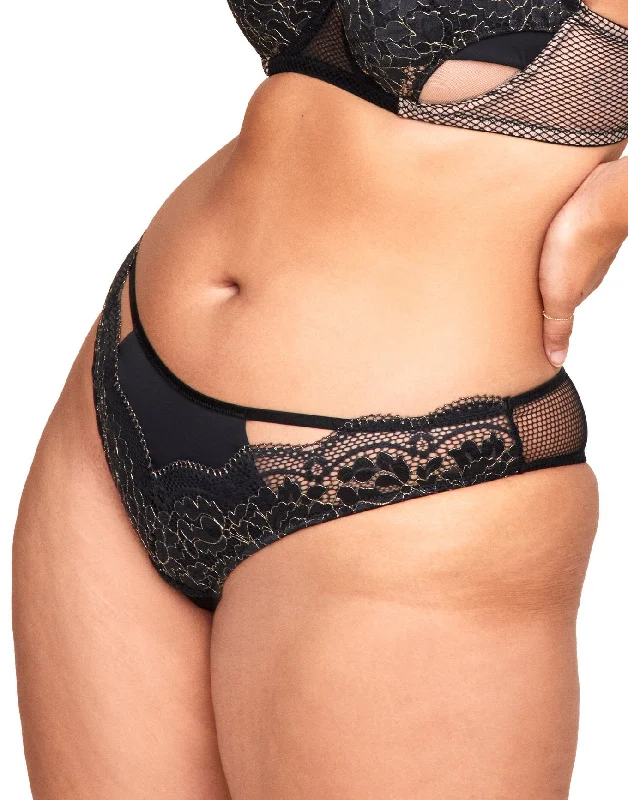 Farina Women's Plus-Size Cheeky Panty Compression