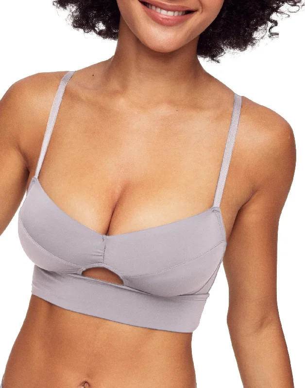 Fatima Women's Unlined Demi Bra Sleek Women's Metallic