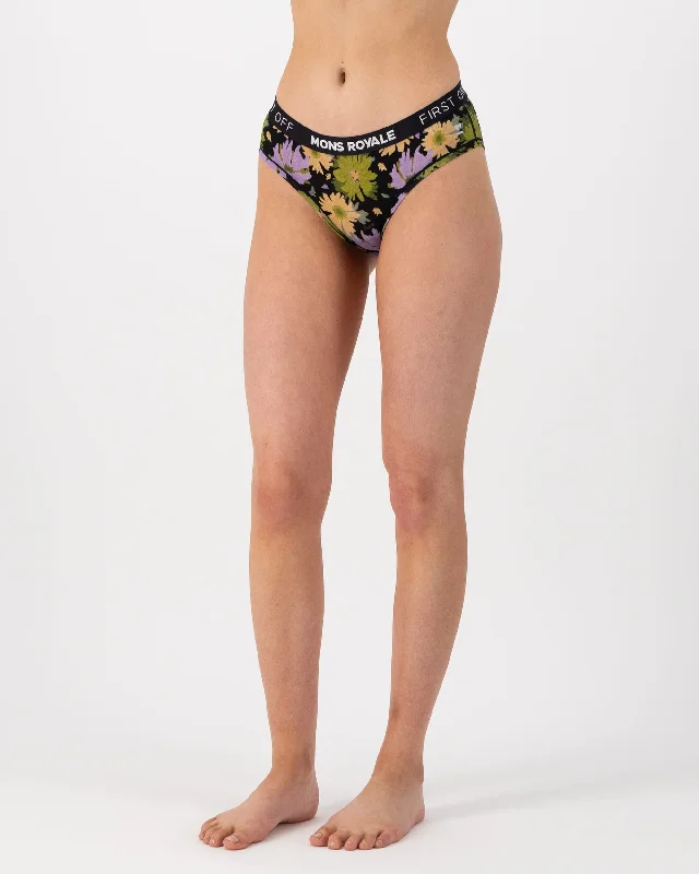 FOLO Merino Briefs - Alpine Bloom Confident Women's High - fashion