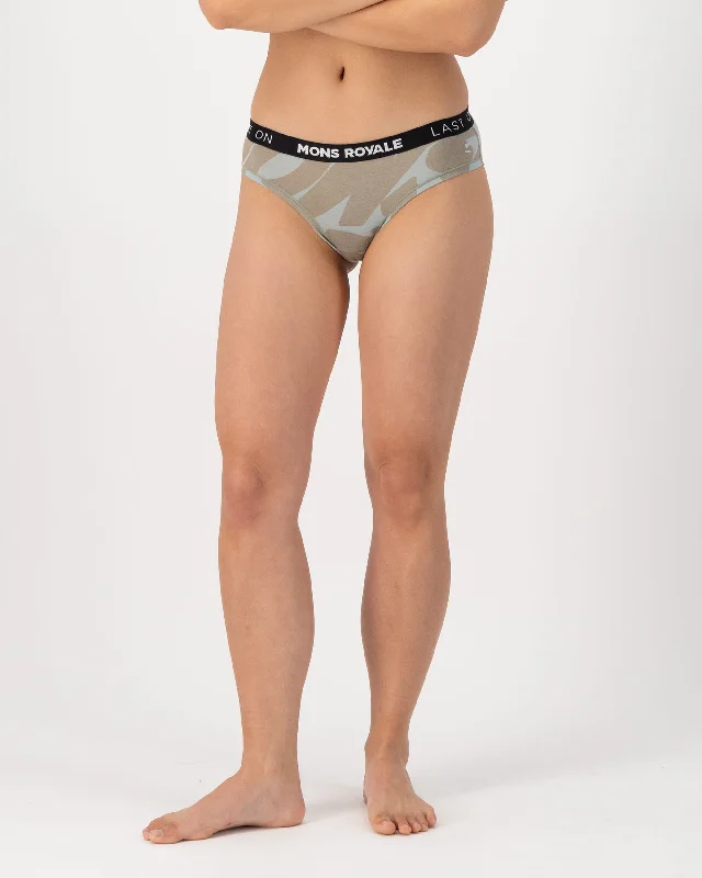 FOLO Merino Briefs - Signal Lost Glacier Classic Women's Pin - striped