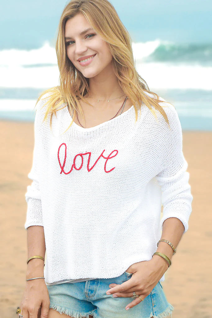 Key West Love Cotton Crew Modern Women's 