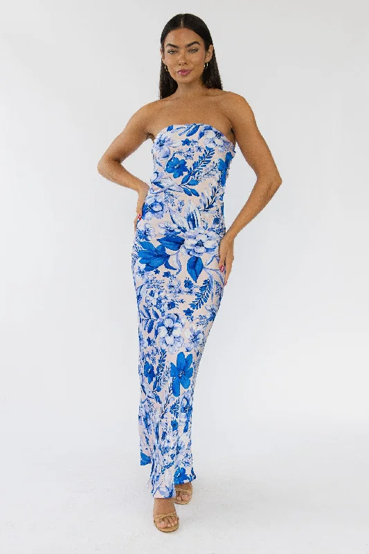 Lawson Blue Floral Maxi Dress - Final Sale