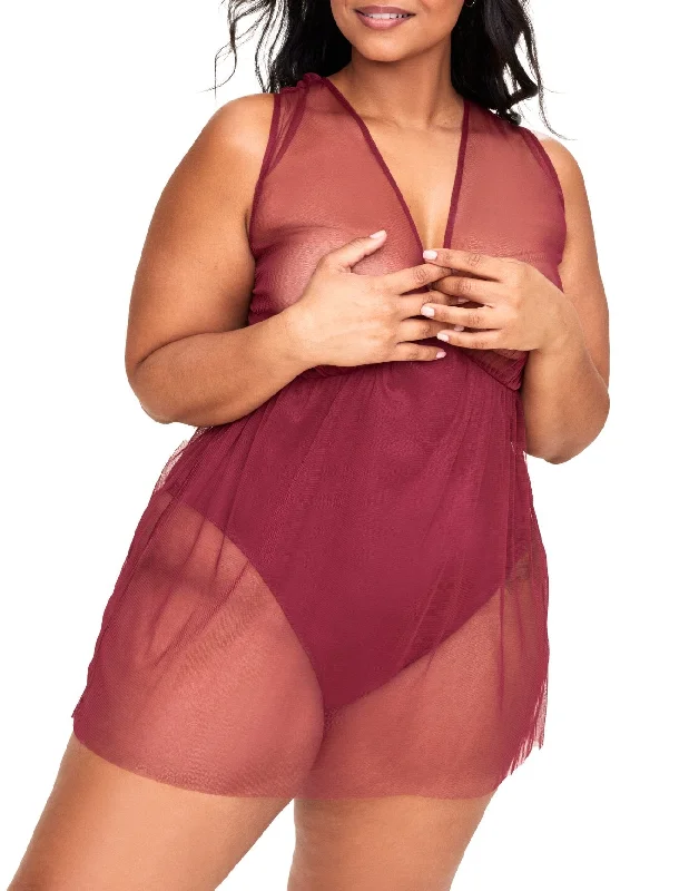 Lismore Women's Plus-Size Babydoll Lingerie Compression