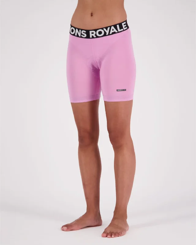Low Pro Merino Bike Liner - Pop Pink Sleek Women's Metallic