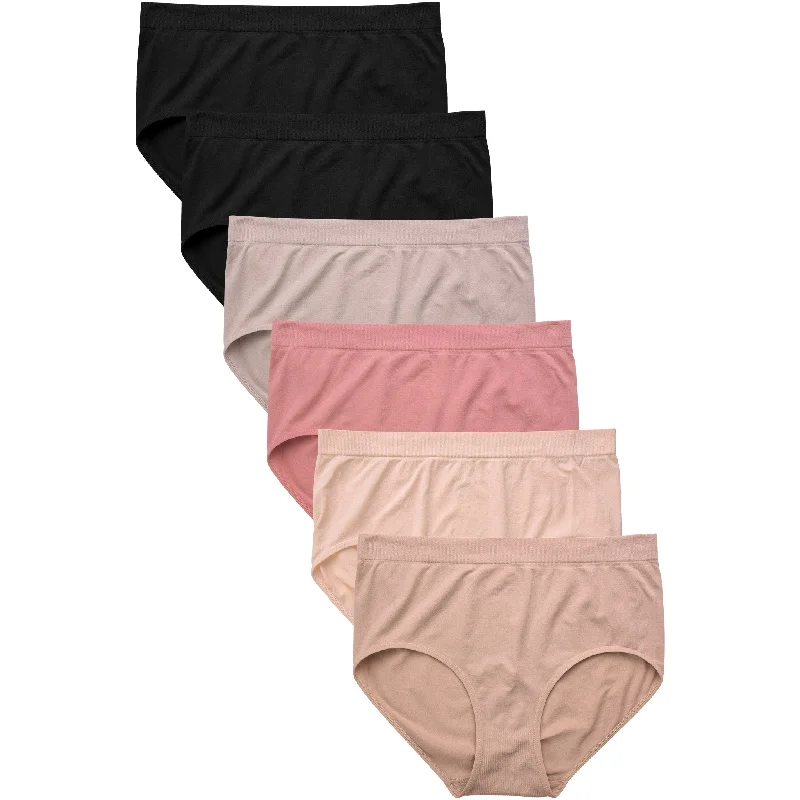 SOFRA LADIES SEAMLESS BRIEF PLUS PANTY (LP0220SRX2)